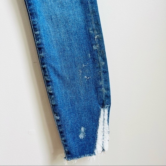 IRO Jeans Jarod Blue distressed hems ankle skinny jeans - Picture 4 of 10